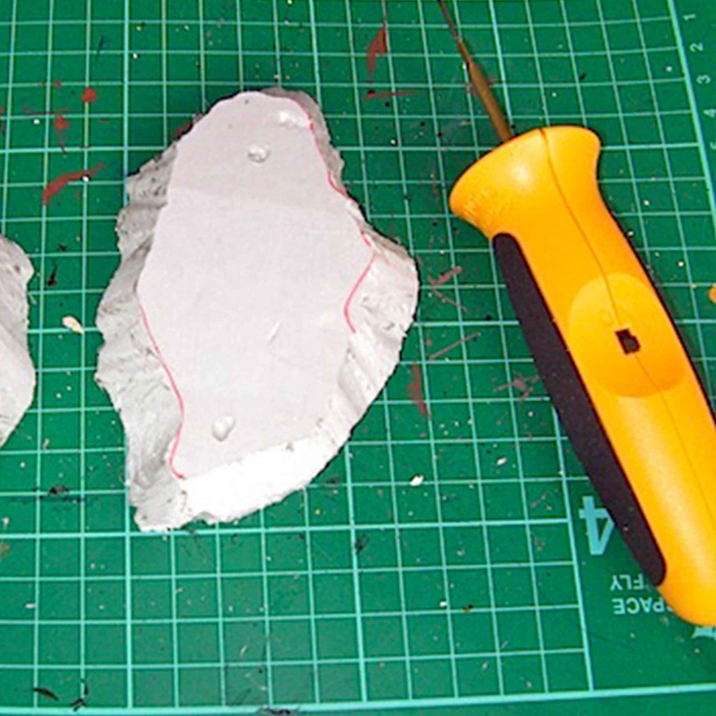 Four inch Foam Cutting Hot Knife With Cut Foam