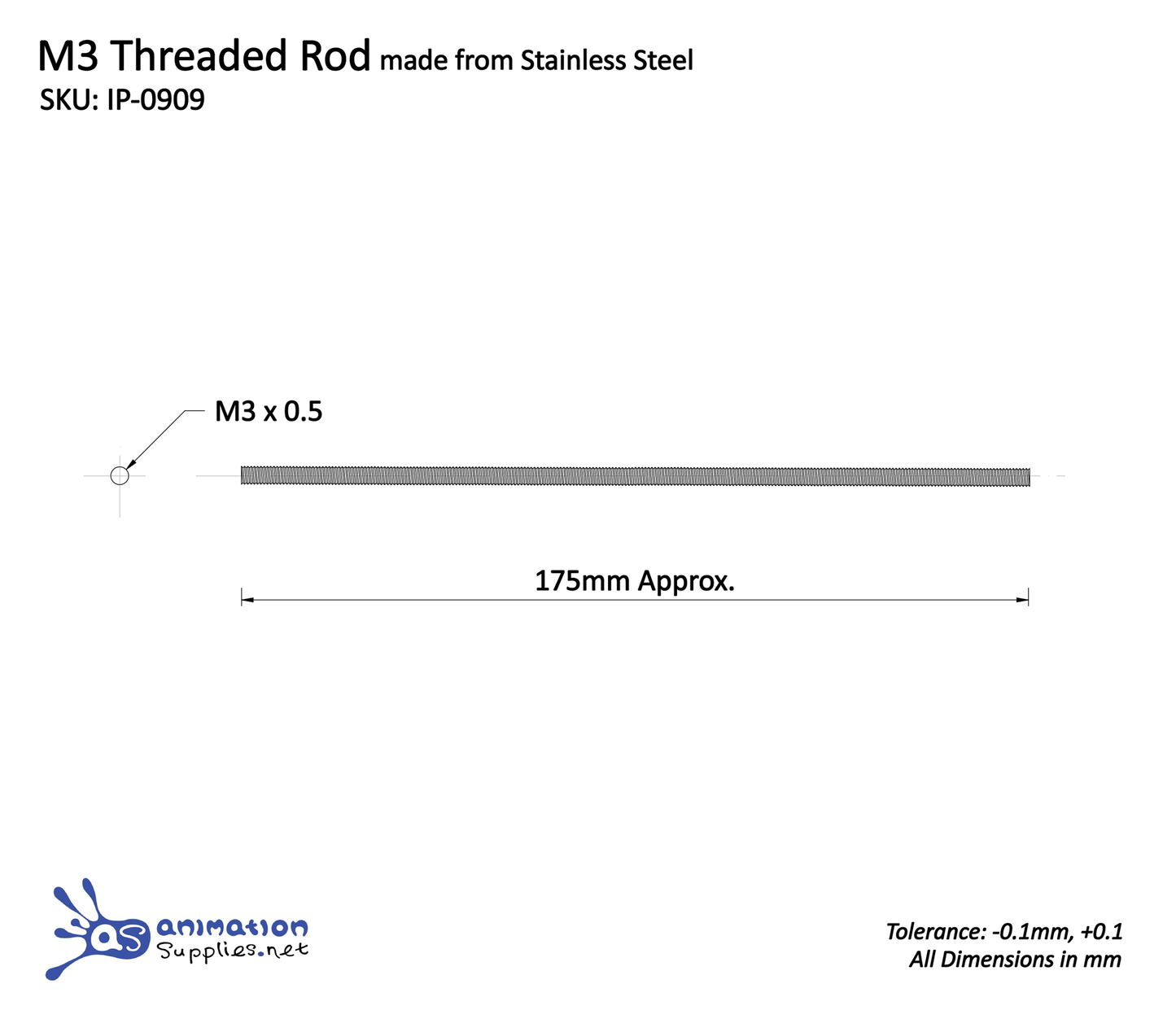 M3-Threaded-Rod Schematic