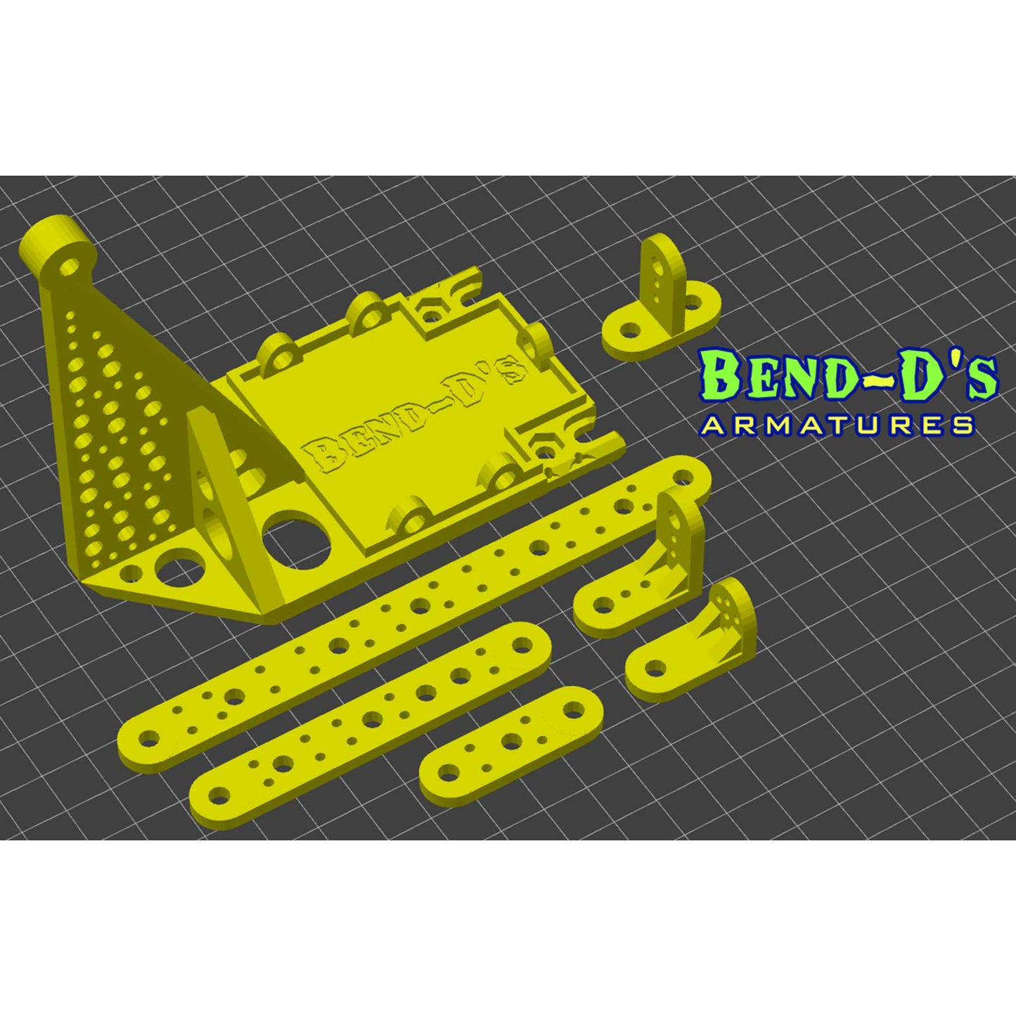 Bend-D's Flying Rig 3-D Objects