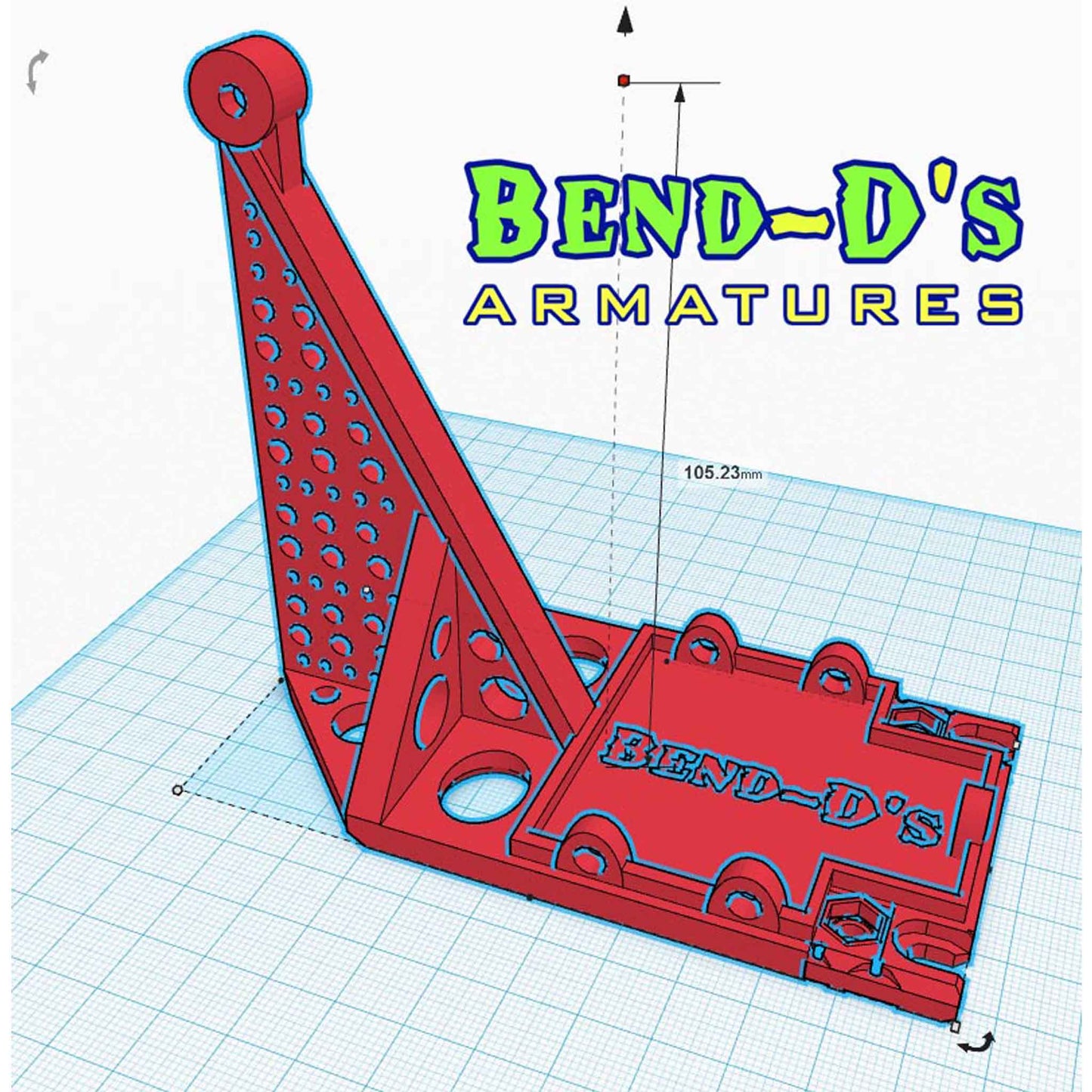 Bend-D's Stop Motion Jumping/Flying Rig/Surface Gauge Diagram
