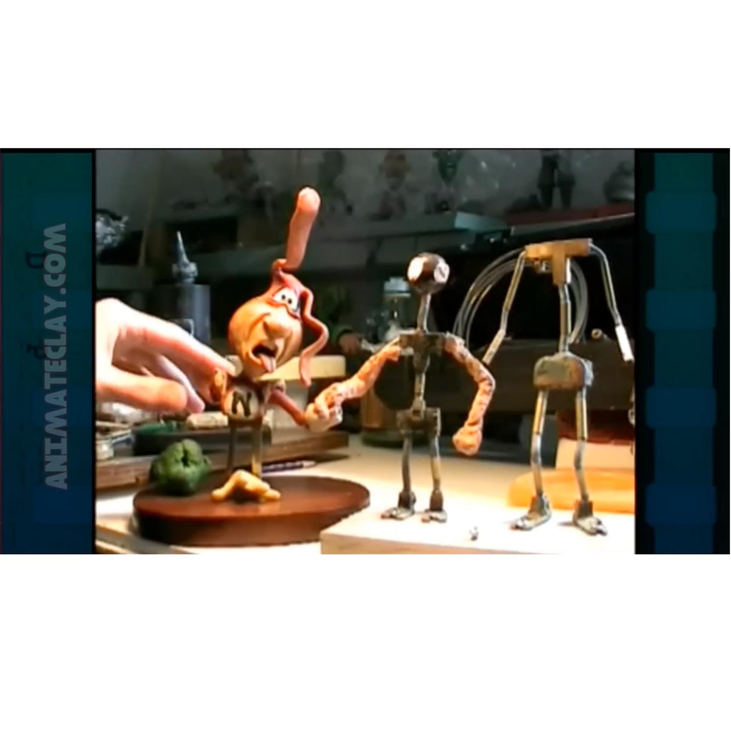 Marc shows how brass tube and lead wire armatures have been used in the past.