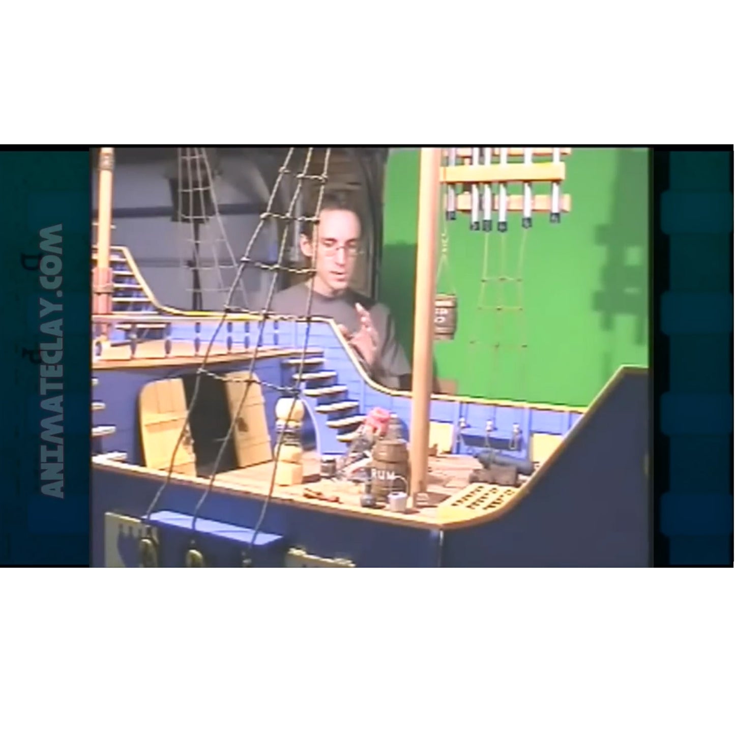 Marc Spess on set from Zombie Pirate Tales