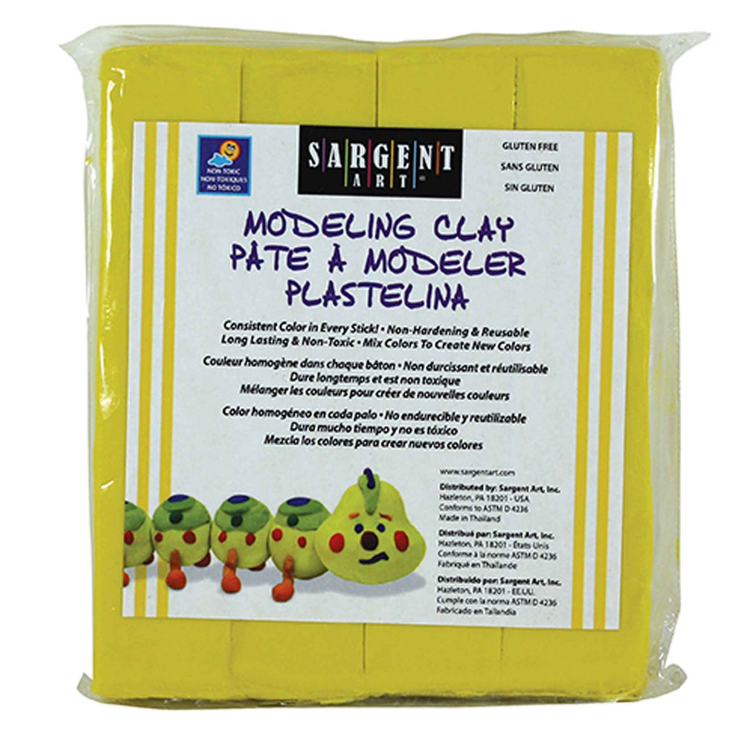 Sargent Art Clay 1 lb Pack Yellow