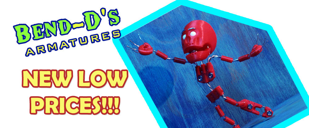 Bend-D's Stop Motion Armature Kits