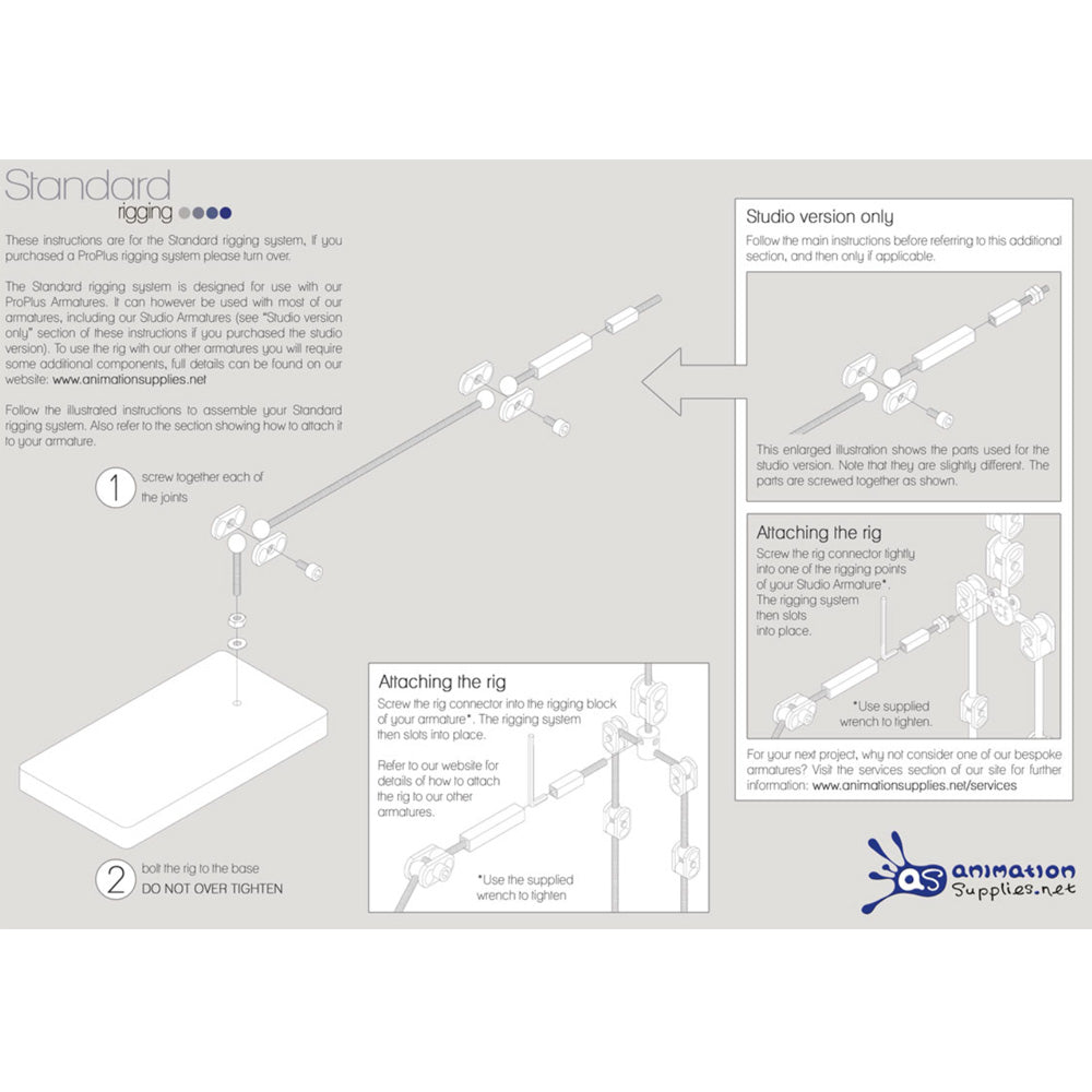 AS Standard Rigging System – the Stop Motion Store
