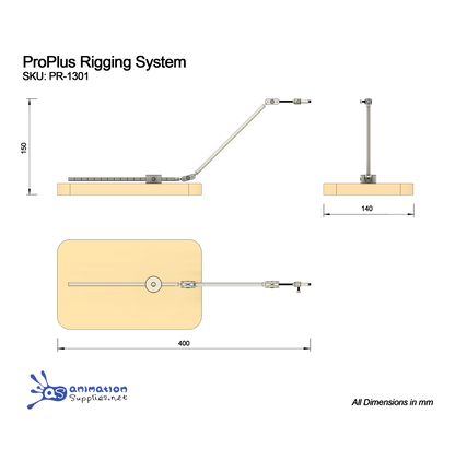 AS ProPlus Stop Motion Rigging System Schematic