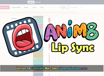 ANIM8 Lip Sync for Windows OS