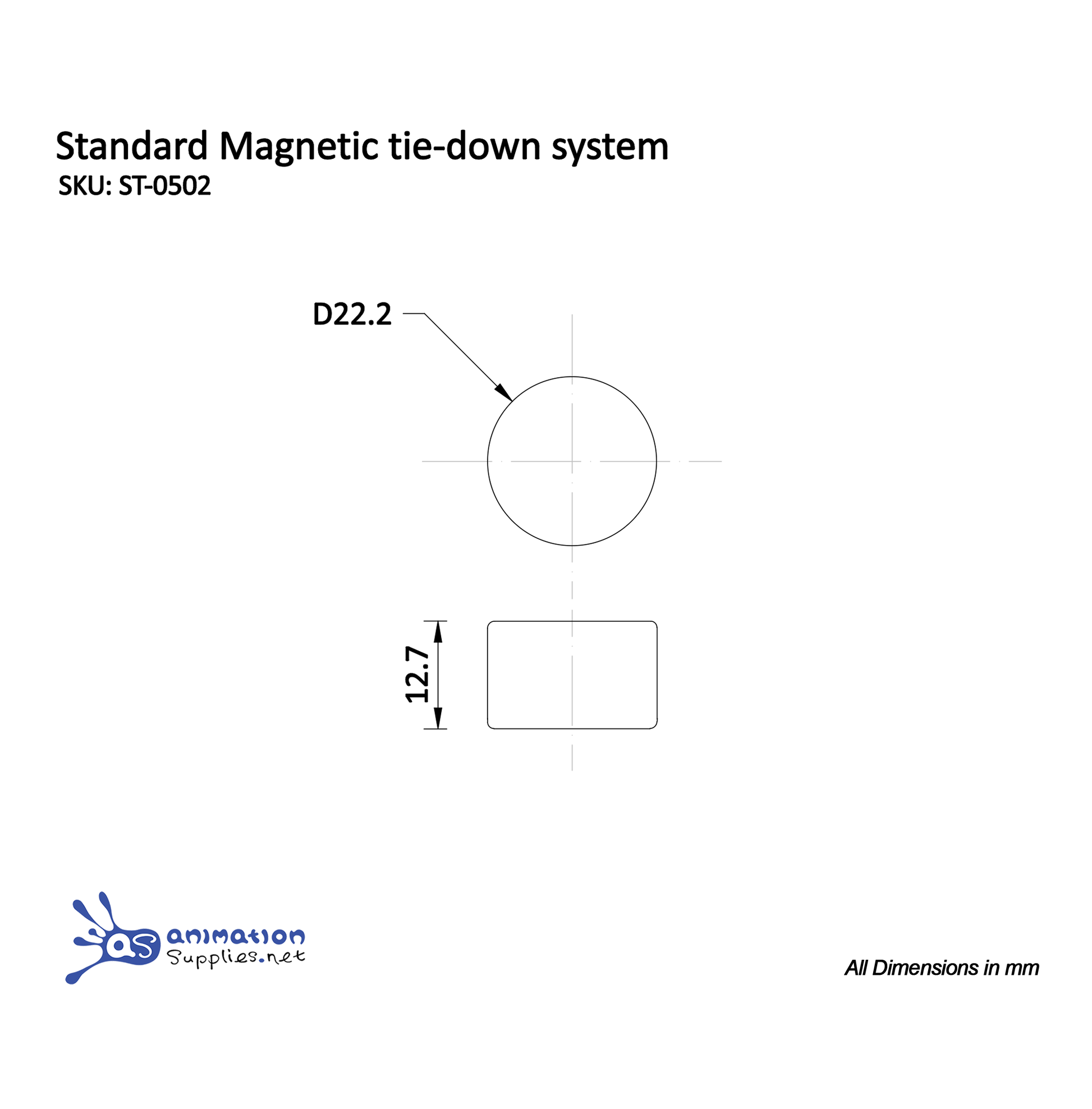 Standard-Magnetic-Tie-Down Schematic