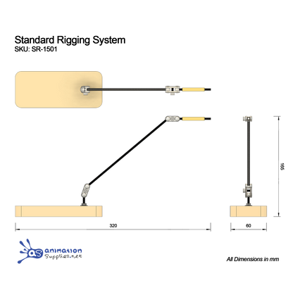 AS Standard Stop Motion Rigging System Schematic