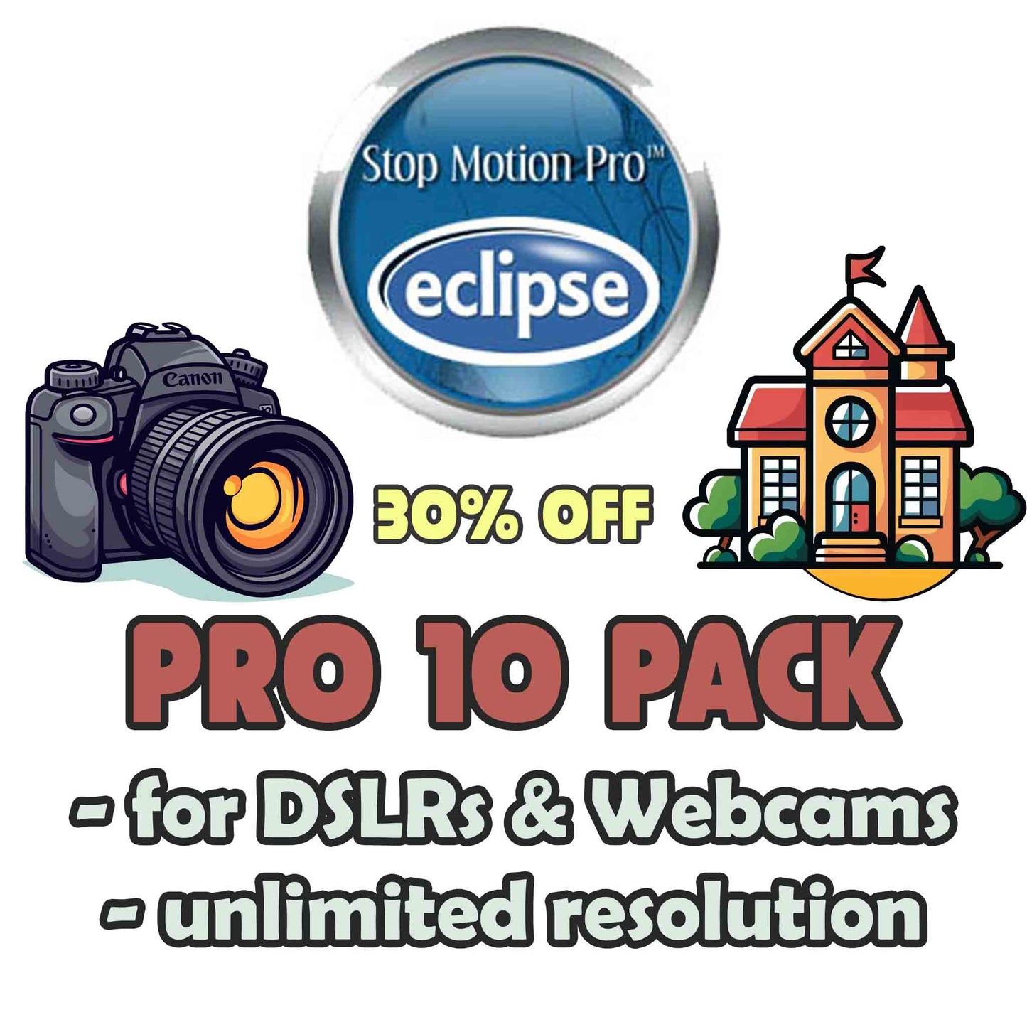 Stop Motion Pro Eclipse DSLR 10 Pack License