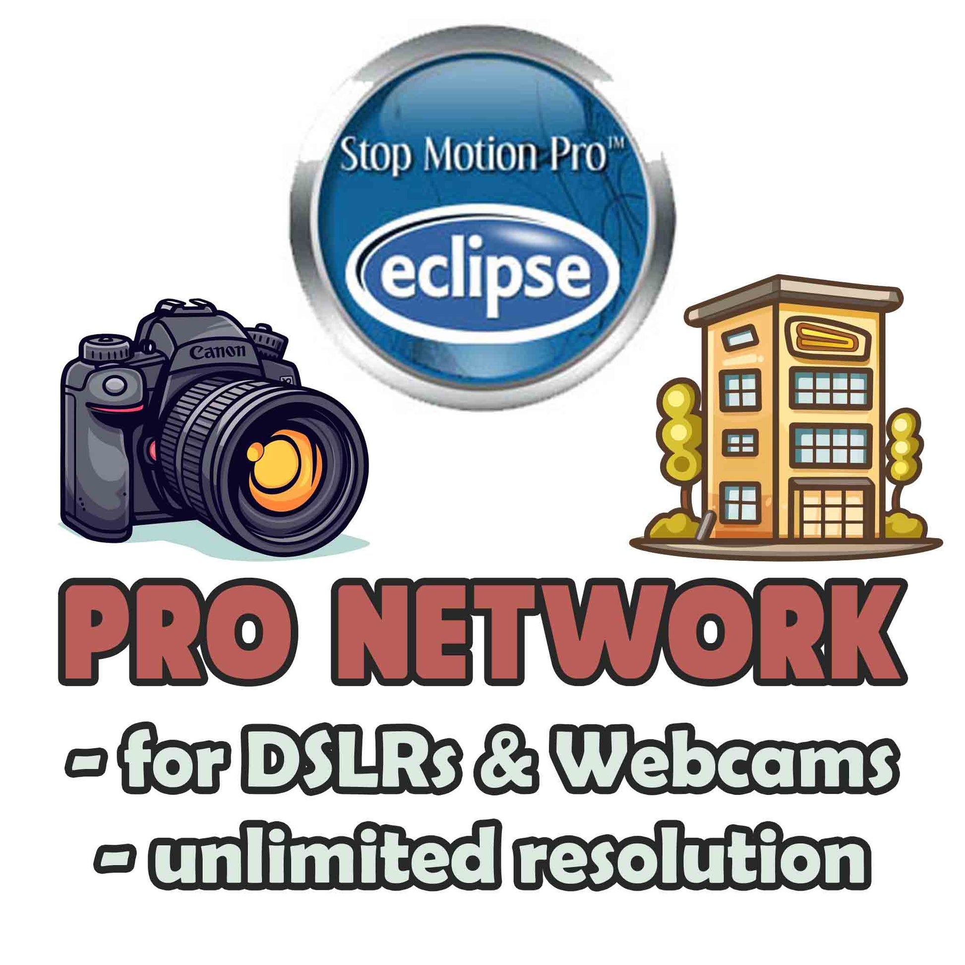 Stop Motion Pro Eclipse DSLR Unlimited Network License