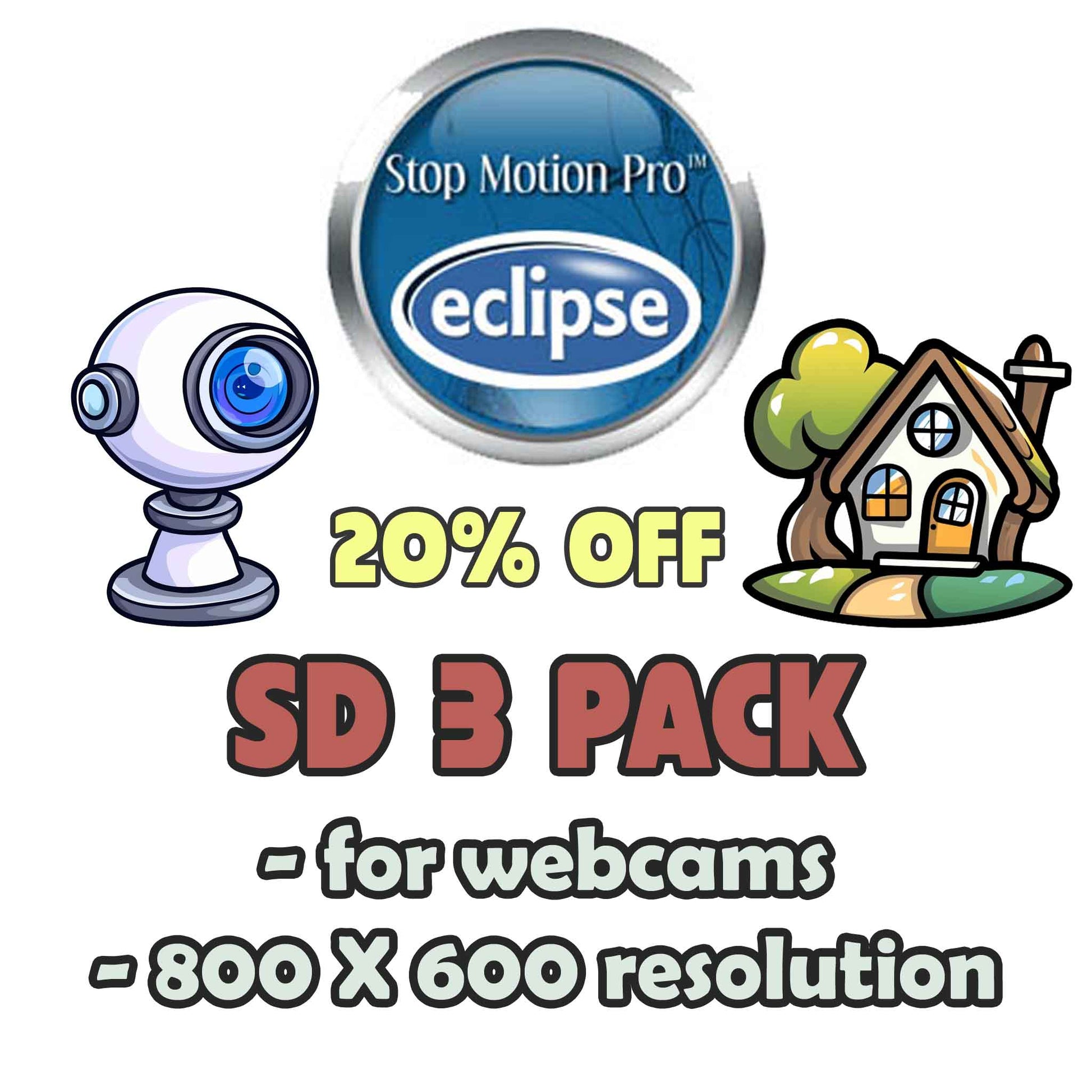 Stop Motion Pro Eclipse SD 3 Pack License