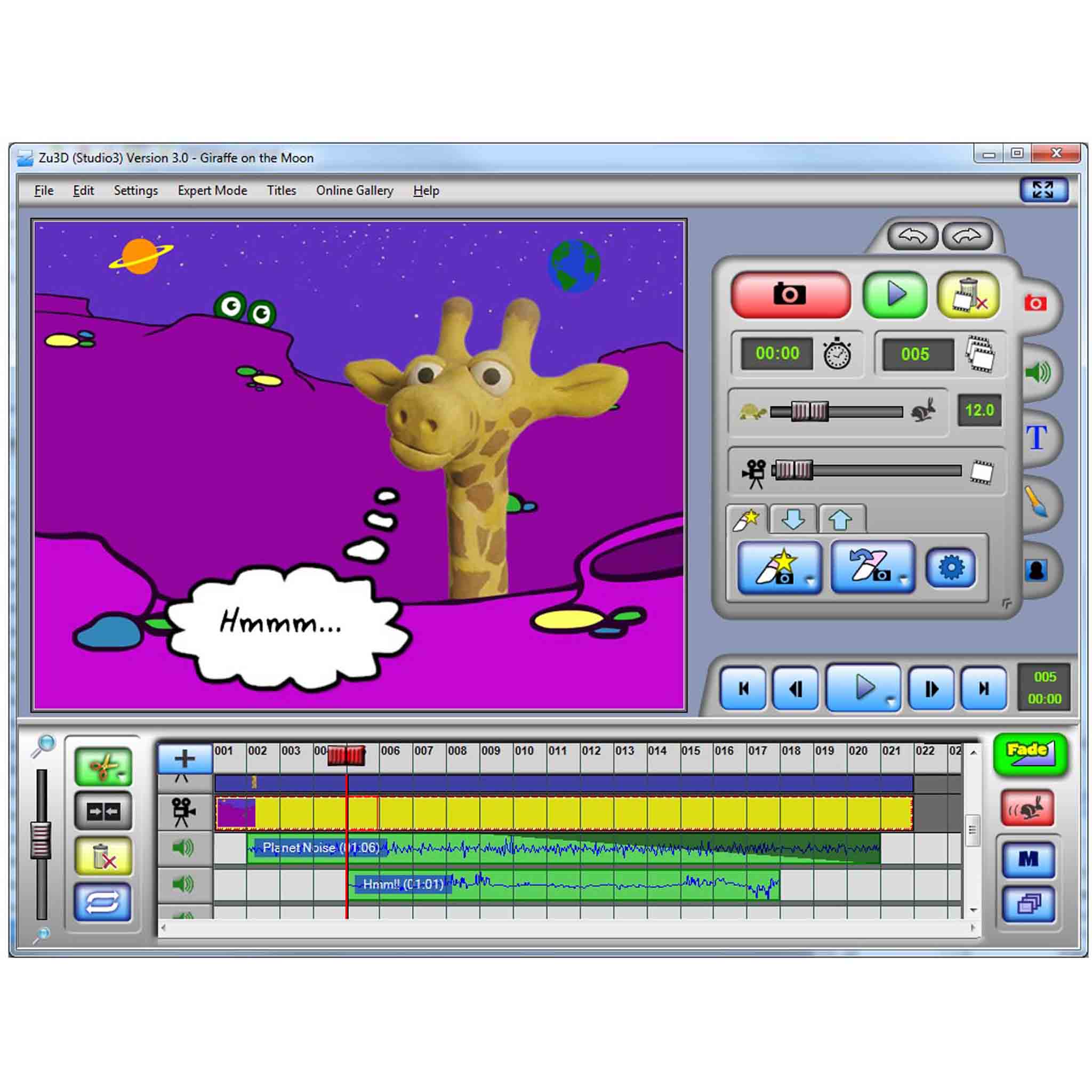 Zu3D Complete Stop Motion Animation Kit For Kids - For Windows, Mac & IPad (Includes Webcam, Clay, License)