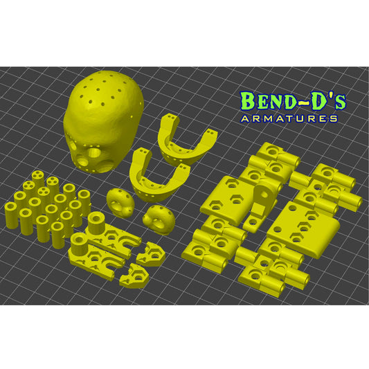 Bend-D's [Advanced] Armature 3-D Printable Objects