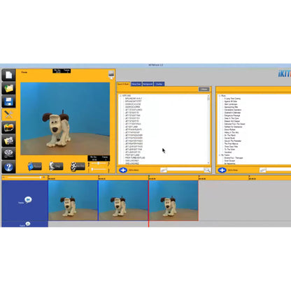 iKIT MOVIE PC Program interface for animation.