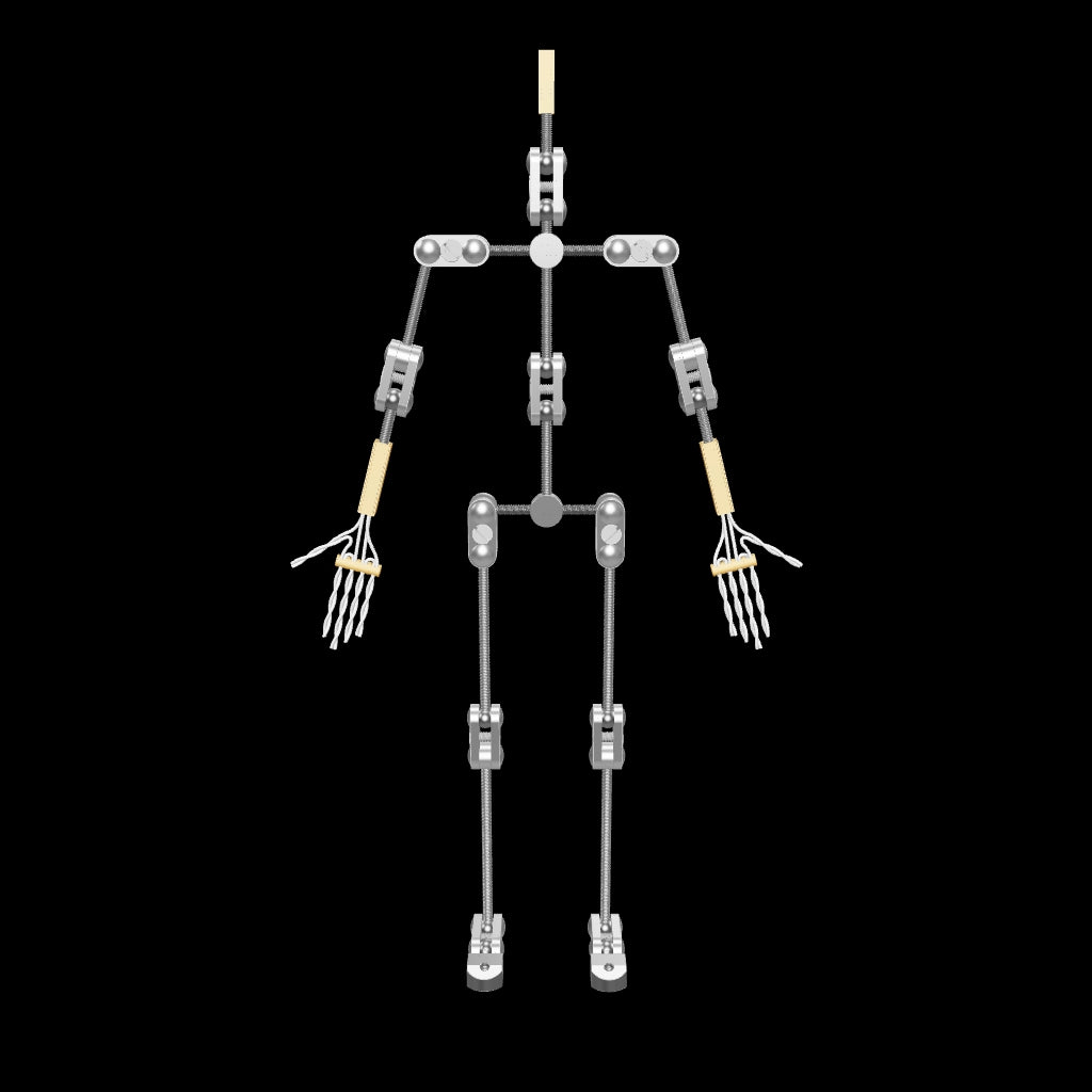 AS Professional Stop Motion Armature Kit in 3-D