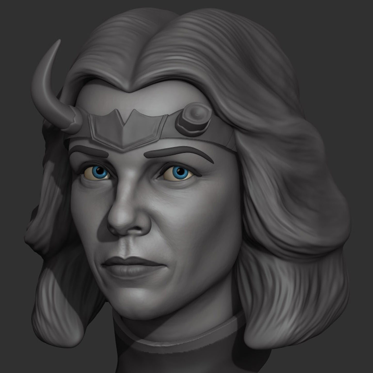 Sophia Di Martino from Loki, sculpted by Marc Spess
