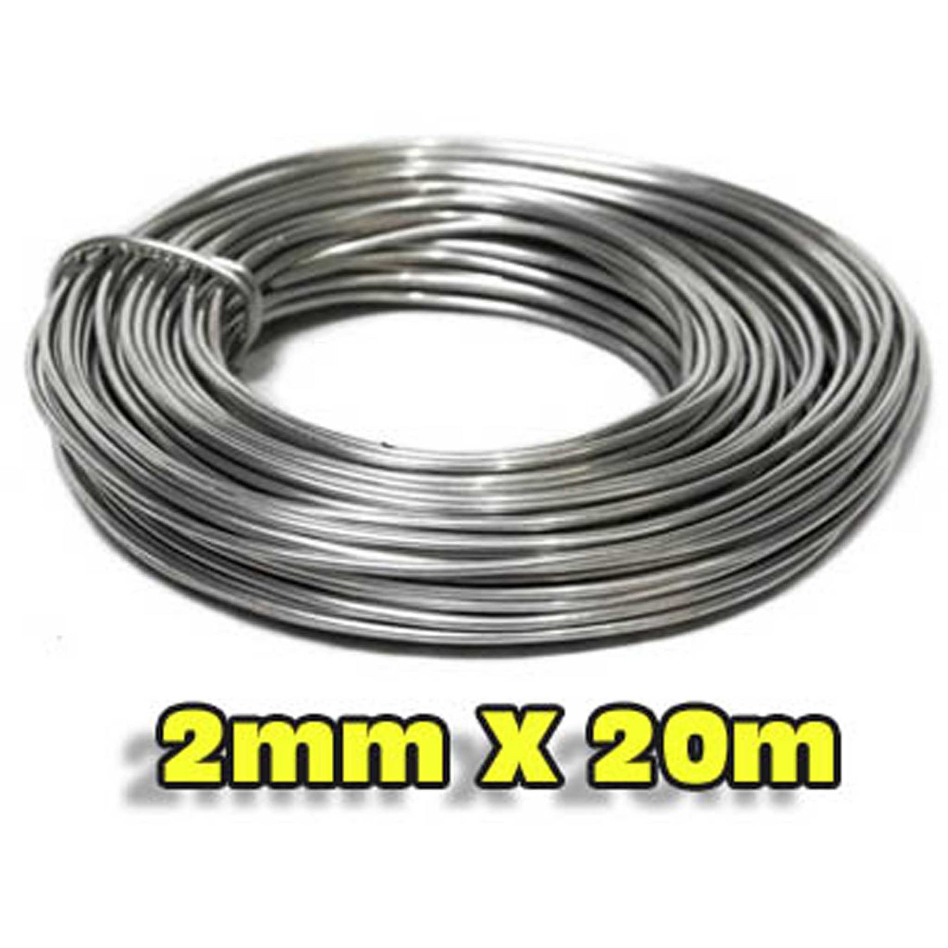 A 2mm by 20m spool of annealed aluminum craft wire for stop motion armatures.