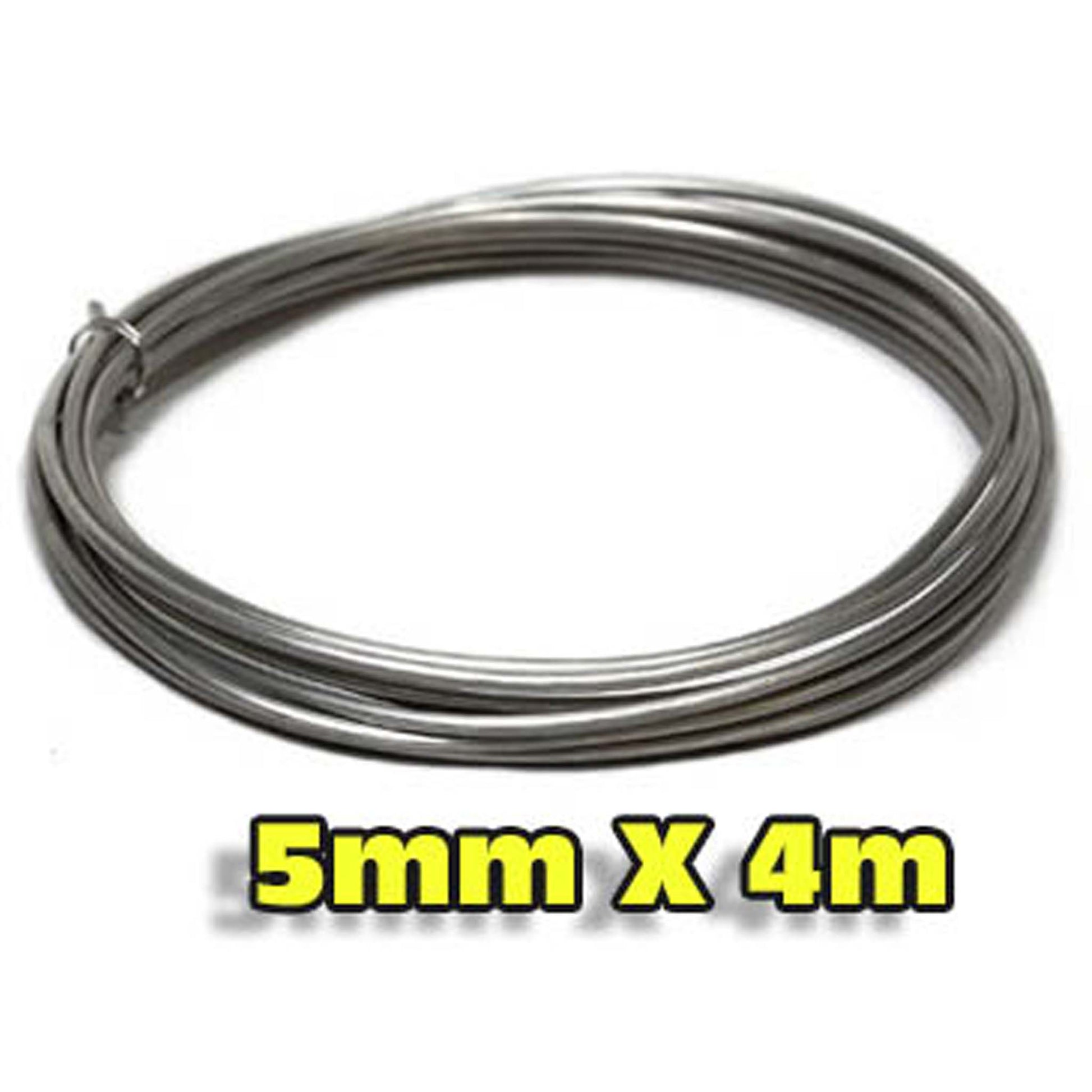 A 5mm by 4m spool of annealed aluminum craft wire for stop motion armatures.